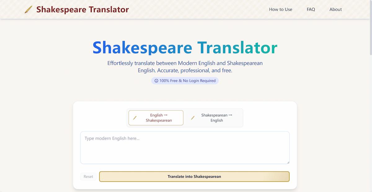 shakespearetranslator.online logo